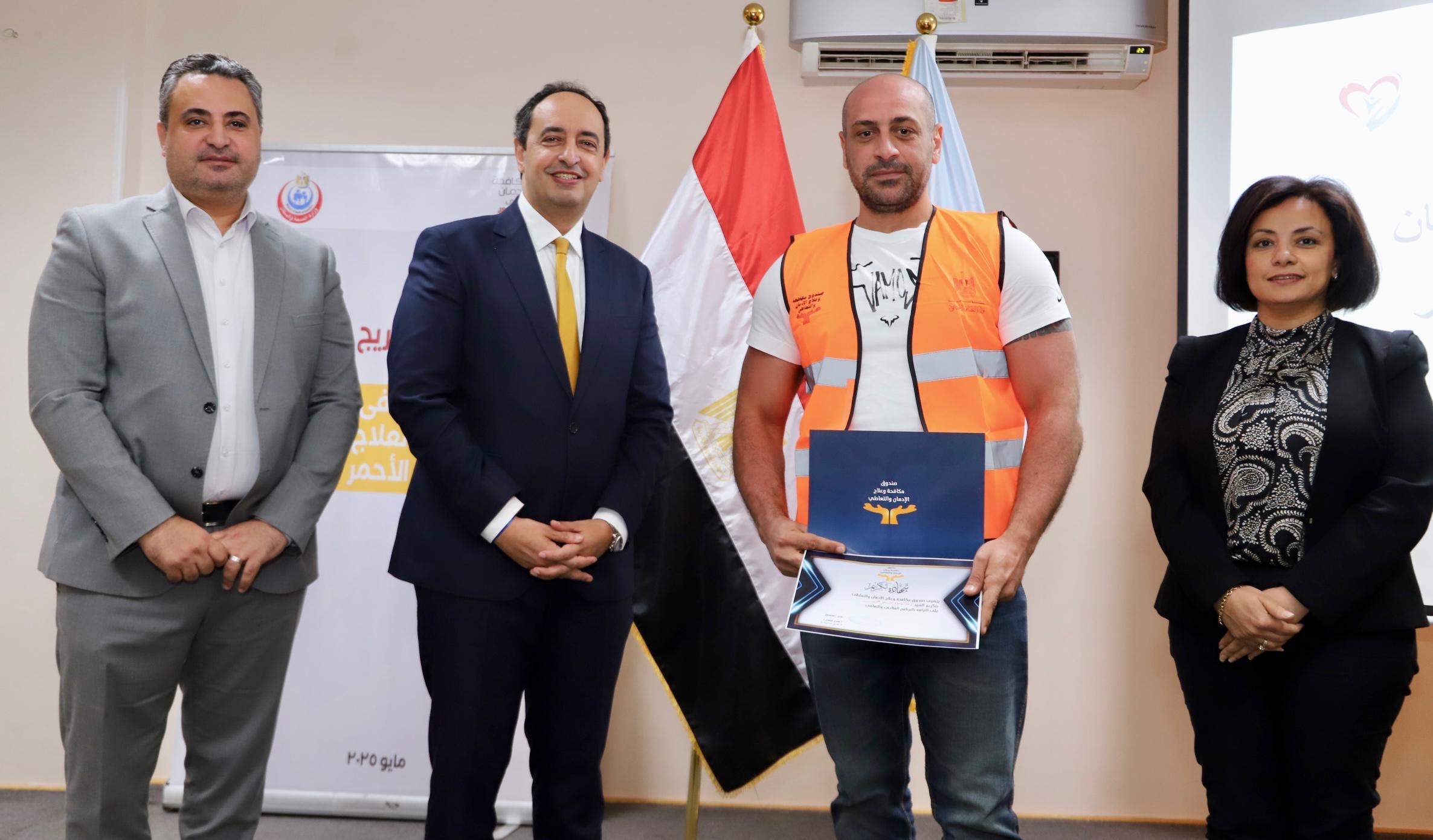 خلال فعاليات حفل صندوق مكافحة وعلاج الادمان بتخريج 100 متعافى