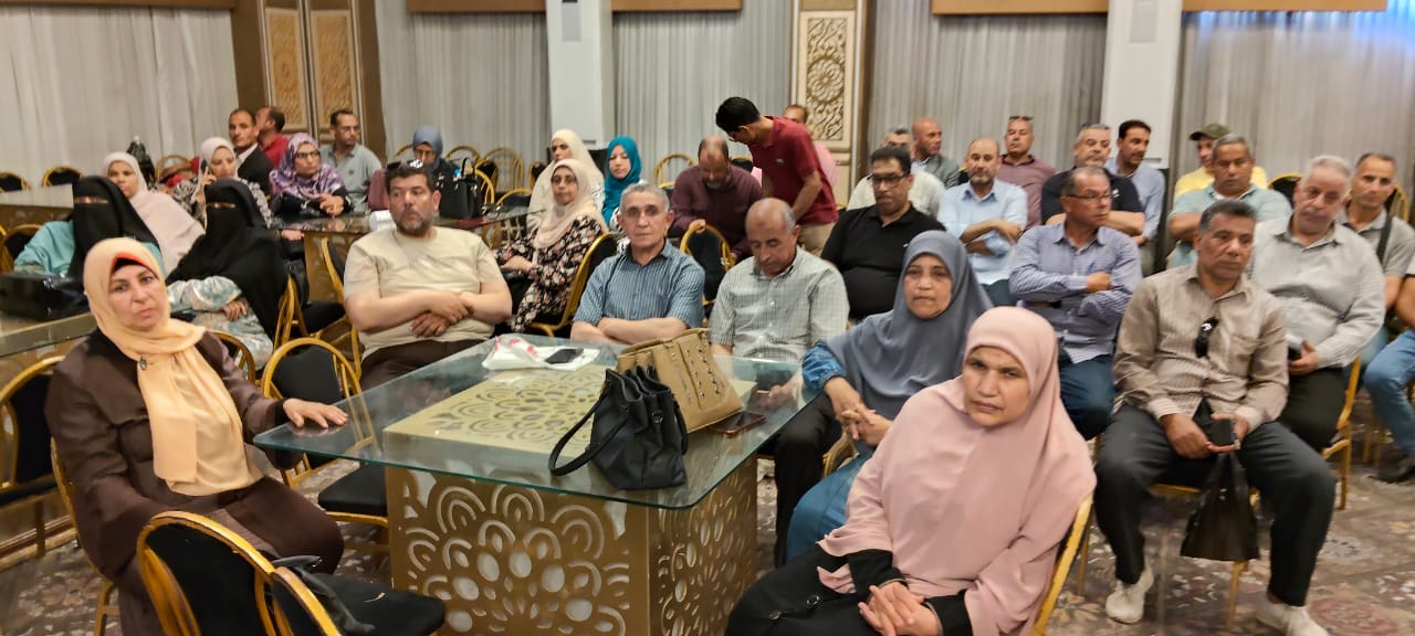 الحضور من  رؤساء اللجان المشاركين في الامتحانات