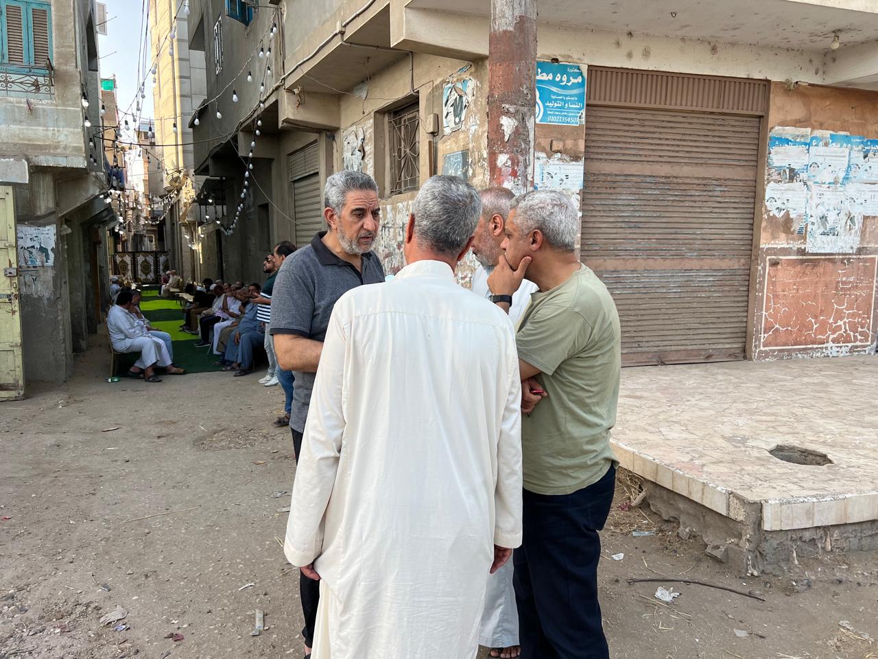 صدمه علي وجوه ابناء قريته