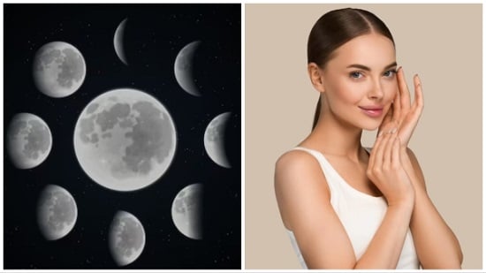القمر والعناية بالبشرة