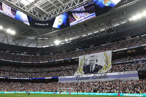 جماهير الريال تودع كارلو أنشيلوتي جماهير الريال تودع كارلو أنشيلوتي