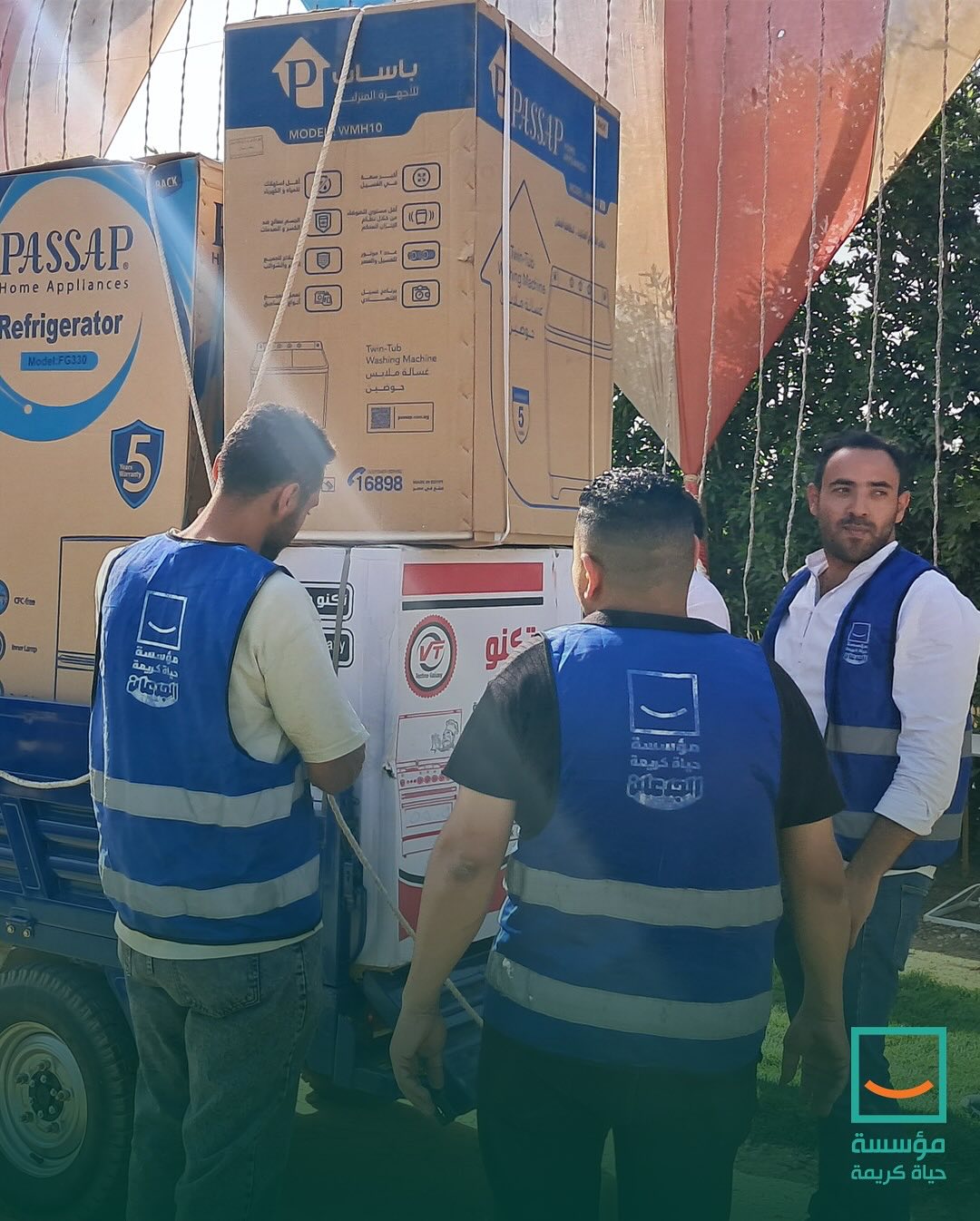 حياة كريمة تجهز عرائس وتقدم مساعدات بأبو النمرس بالجيزة (2)