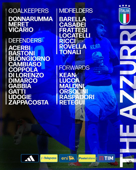 قائمة منتخب إيطاليا