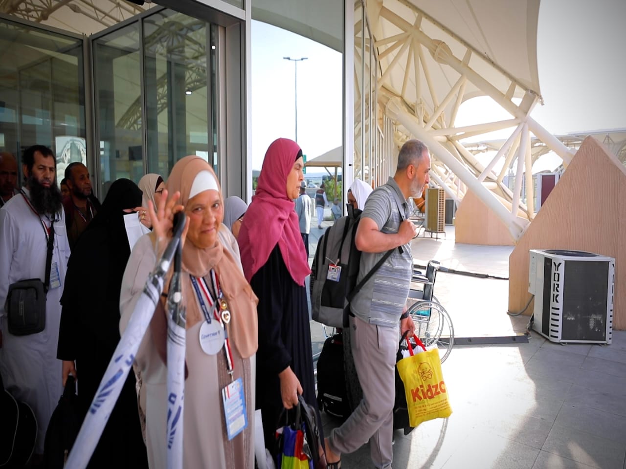 استقبال حجاج