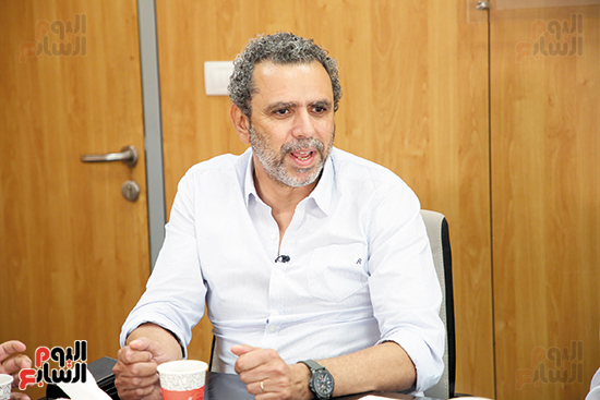 كواليس تصوير.. بمنطقة الأهرامات  فى ندوة «اليوم السابع» (2)