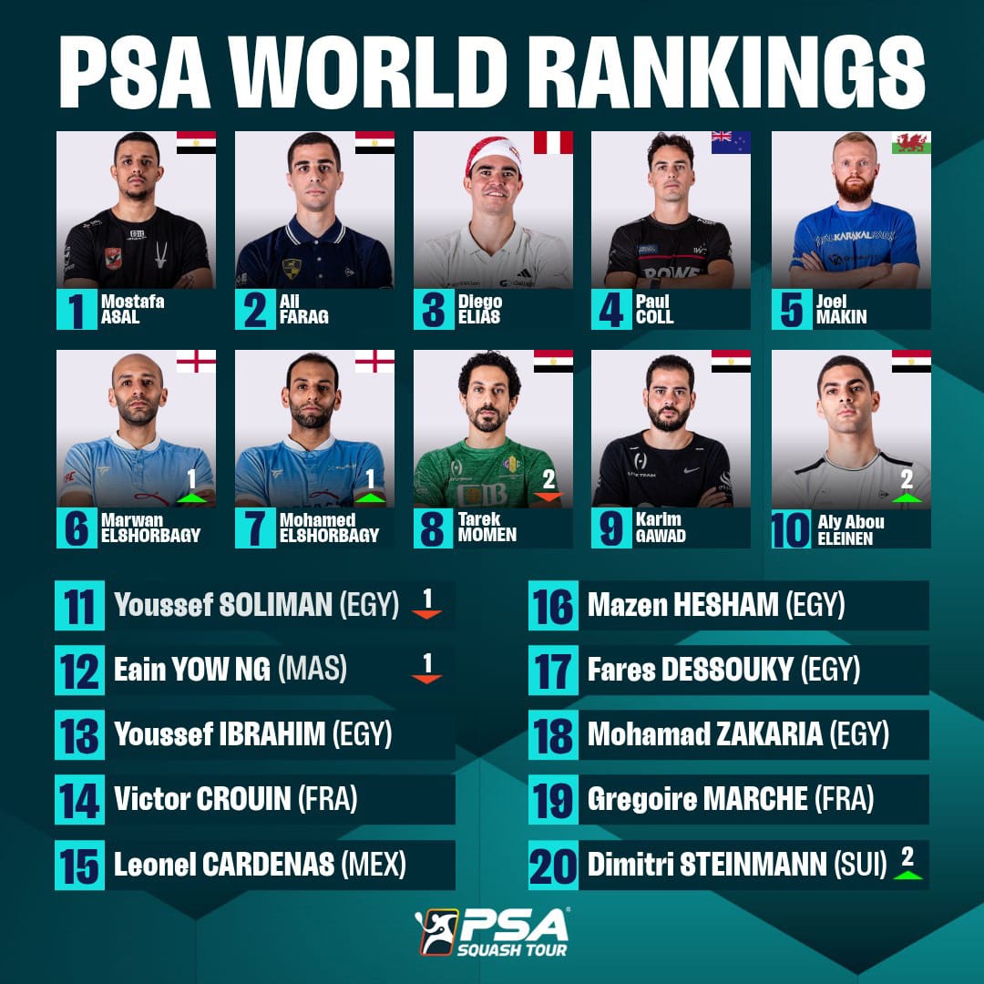 تصنيف الاسكواش