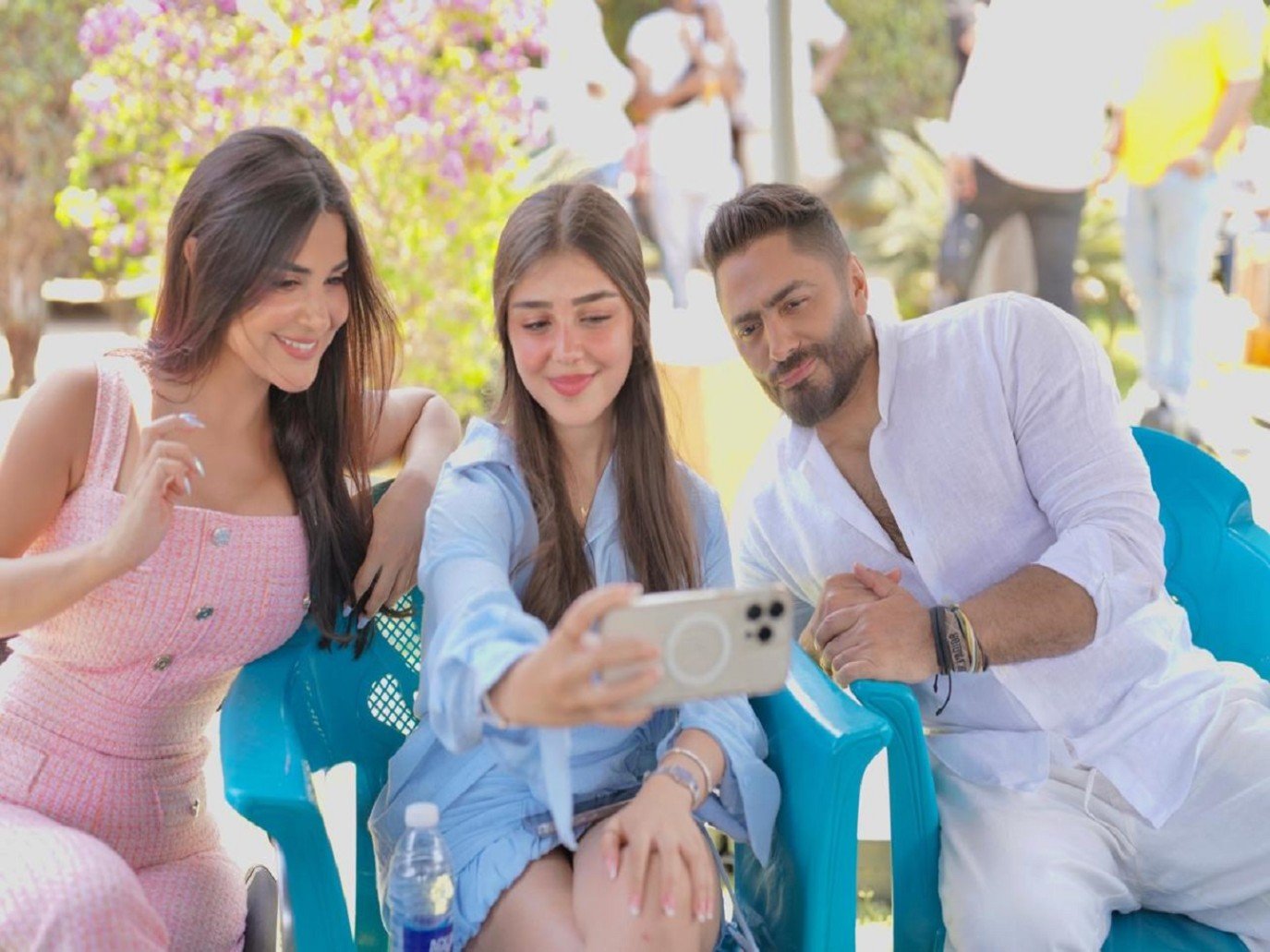 توانا الجوهري فى كواليس فيلم ريستات