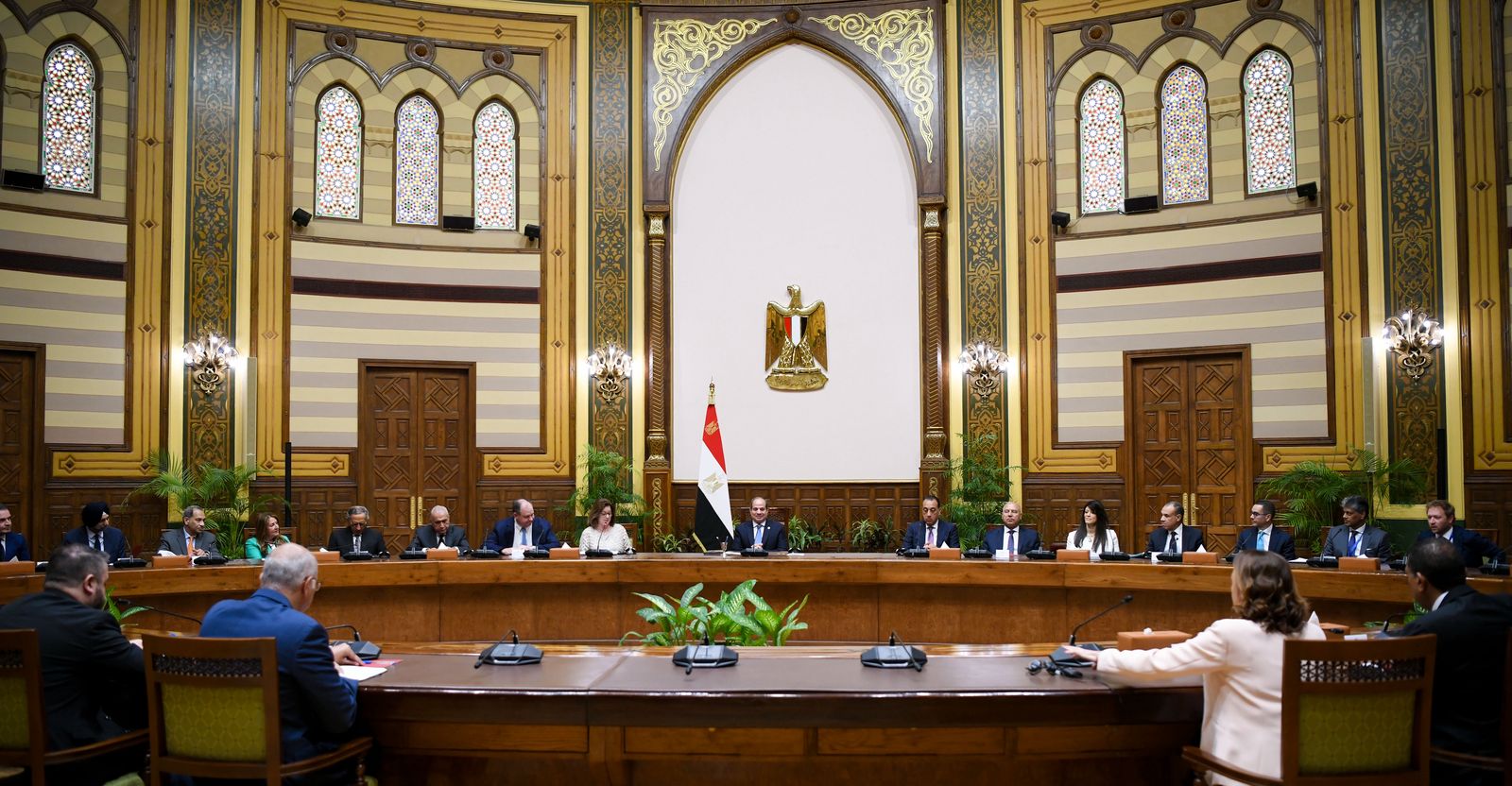 اجتماع الرئيس السيسى ووفد رجال الأعمال الأمريكيين اجتماع الرئيس السيسى ووفد رجال الأعمال الأمريكيين