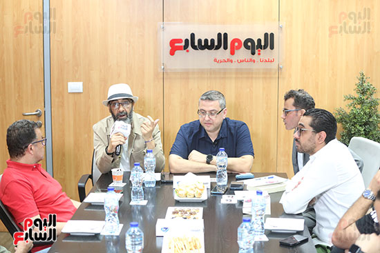 الروائي محمد سمير ندا فى ملتقى اليوم السابع للثقافة والفنون