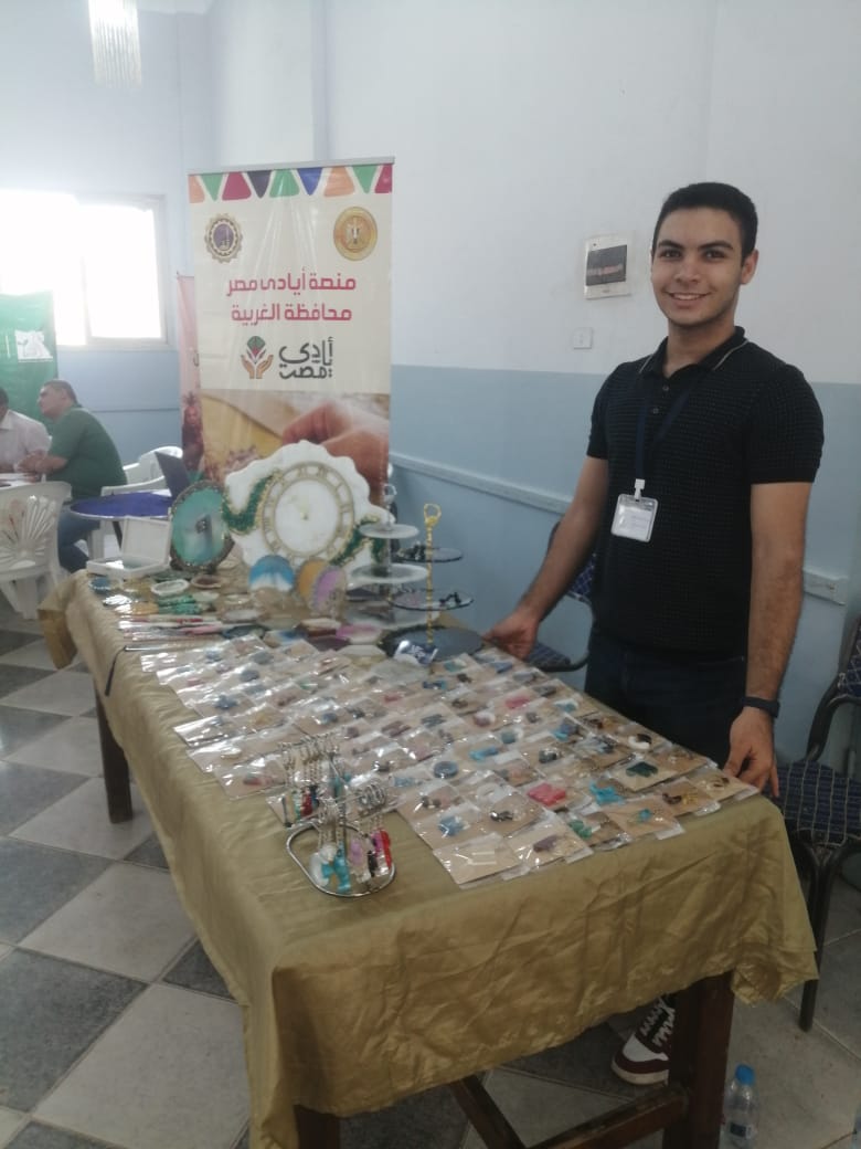 مشاركة مروان في معرض منصة ايادي مصر