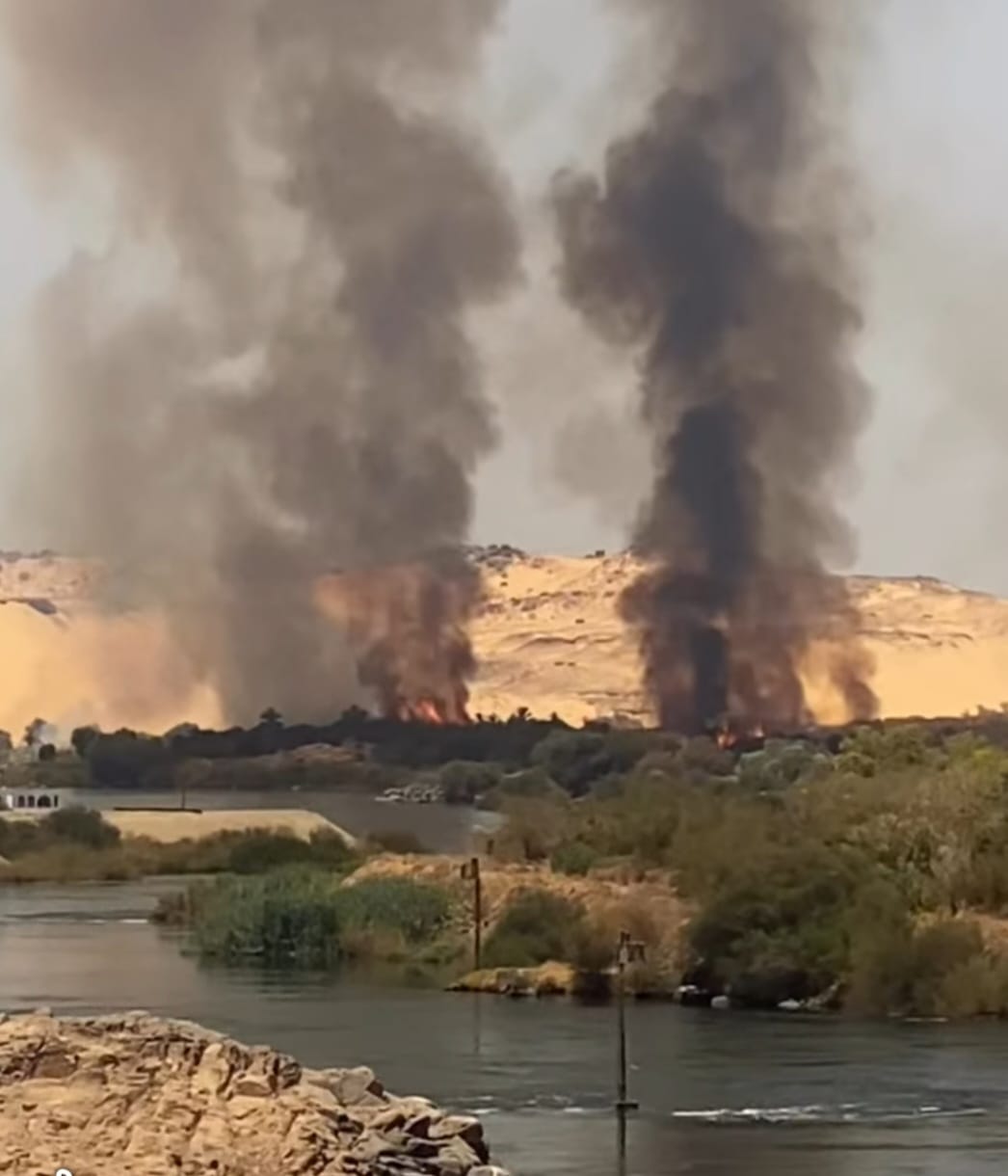 جانب من الحريق جانب من الحريق