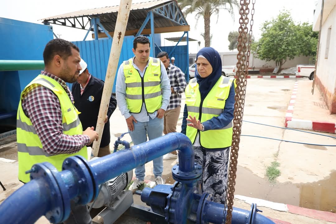 جولة رئيس شركة مياه بنى سويف جولة رئيس شركة مياه بنى سويف