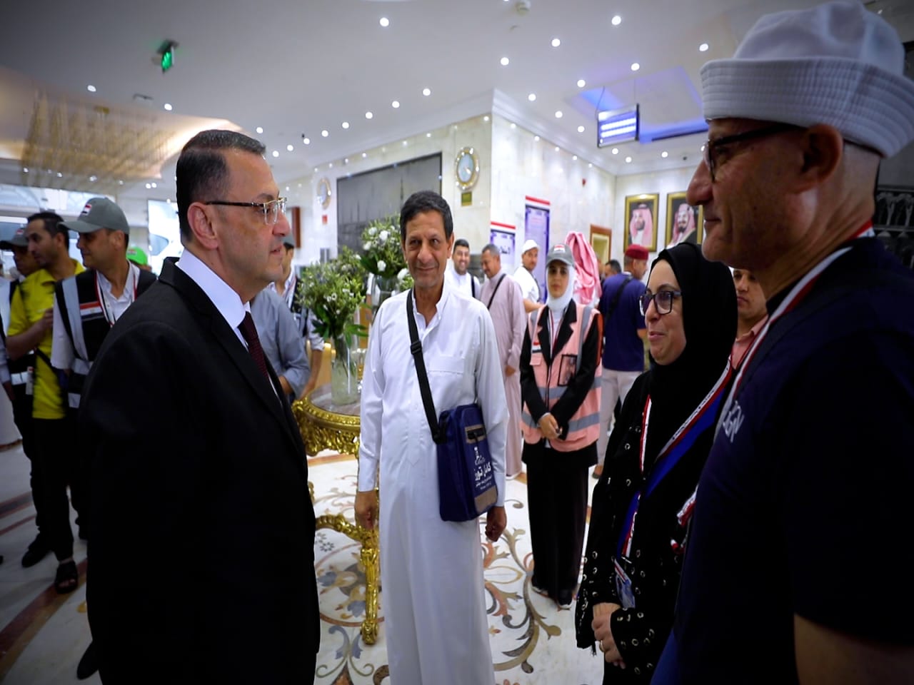 رئيس بعثة الحج يتفقد أحوال الحجاج (1)