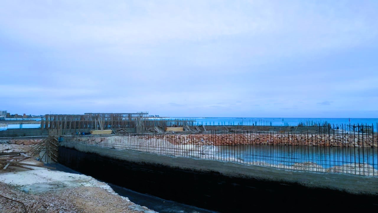 منشآت لا تحجب رؤية البحر - كورنيش مطروح منشآت لا تحجب رؤية البحر - كورنيش مطروح