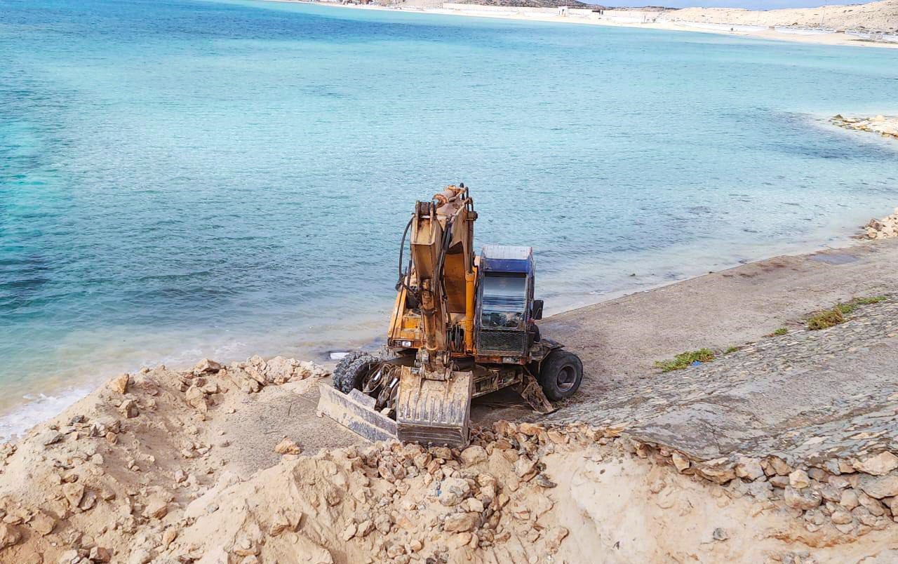 اعمال احلال وتوسعة كوبري روميل - مطروح اعمال احلال وتوسعة كوبري روميل - مطروح