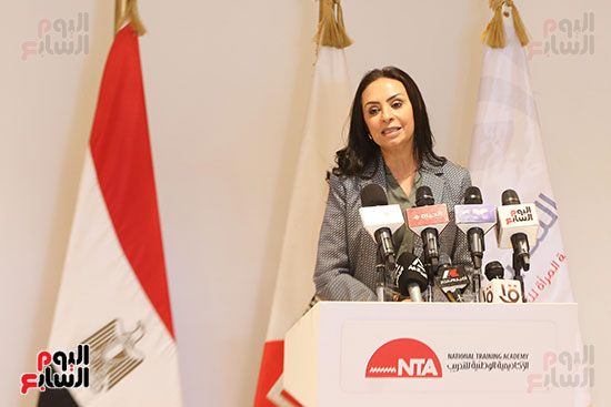 مايا مرسى وزيرة التضامن الاجتماعي (4)