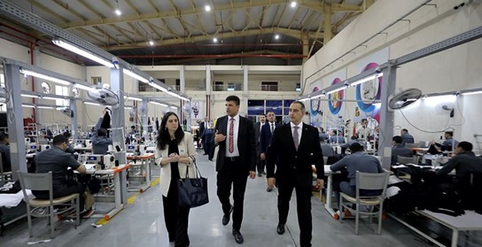 زيارة الوفد. زيارة الوفد.