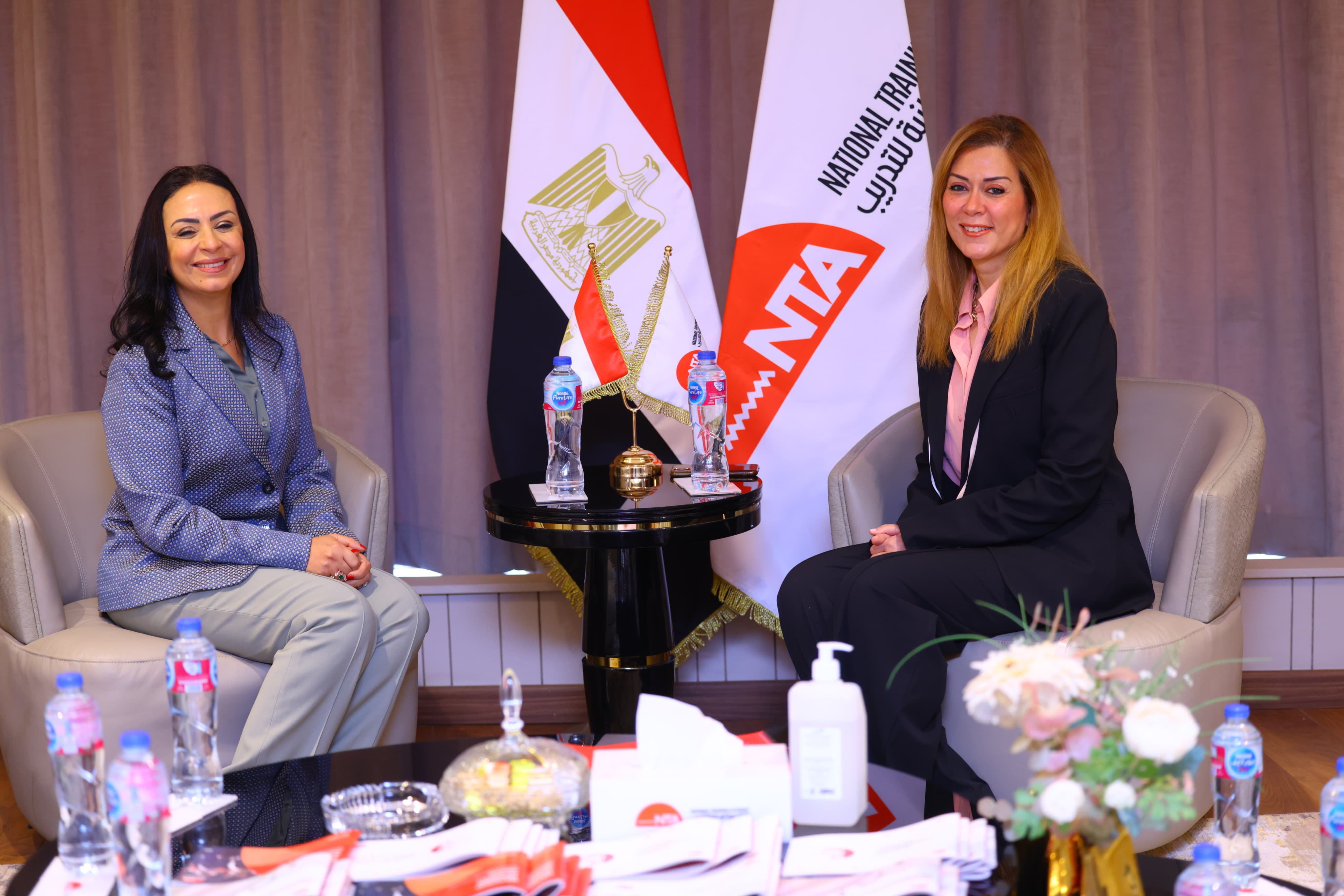 الدكتورة مايا مرسى وزيرة التضامن والدكتورة راشا راغب الدكتورة مايا مرسى وزيرة التضامن والدكتورة راشا راغب