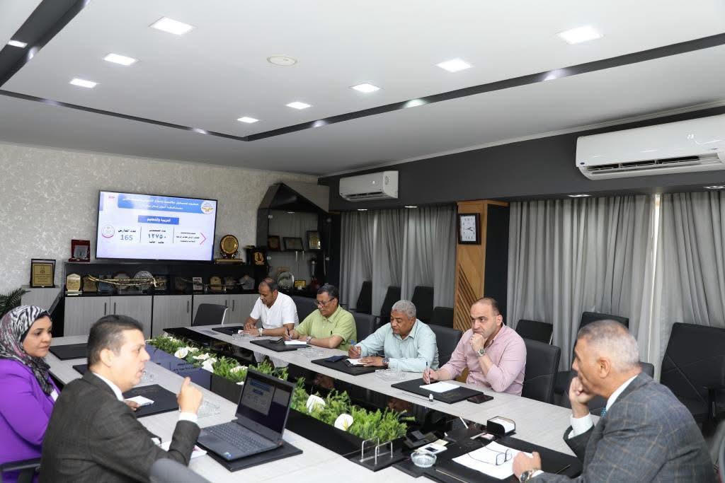 خلال لقاء محافظ أسوان بوفد صندوق مكافحة الإدمان