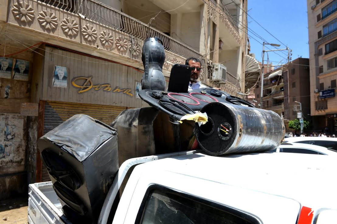 مصادرة مكبرات الصوت