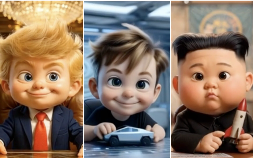 ترامب وماسك وكيم