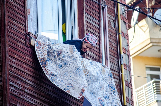 تجفيف السجاد