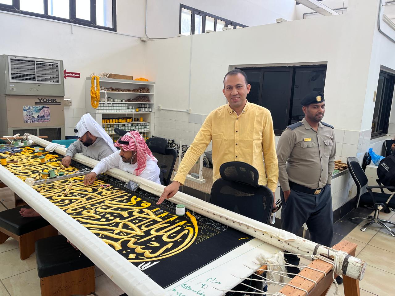 اليوم السابع داخل مصنع كسوة الكعبة