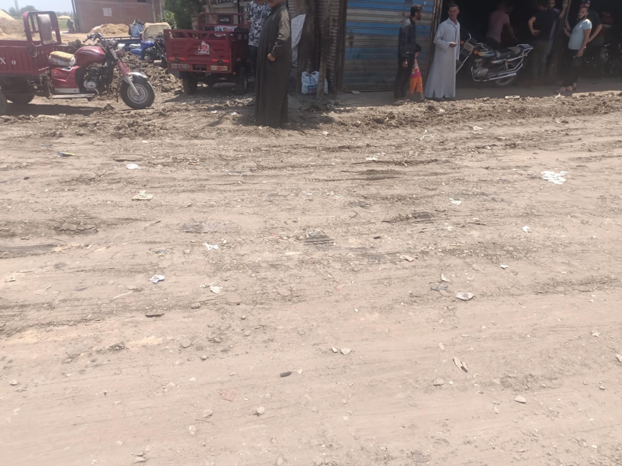 الإنتهاء من إصلاح هبوط أرضي بالبجلات الإنتهاء من إصلاح هبوط أرضي بالبجلات