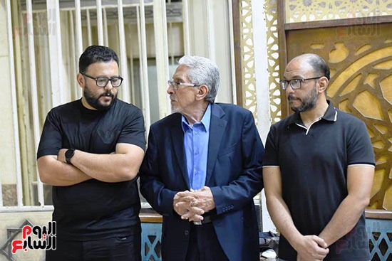 السيناريست ااد صالح يتلقى عزاء والده السيناريست ااد صالح يتلقى عزاء والده