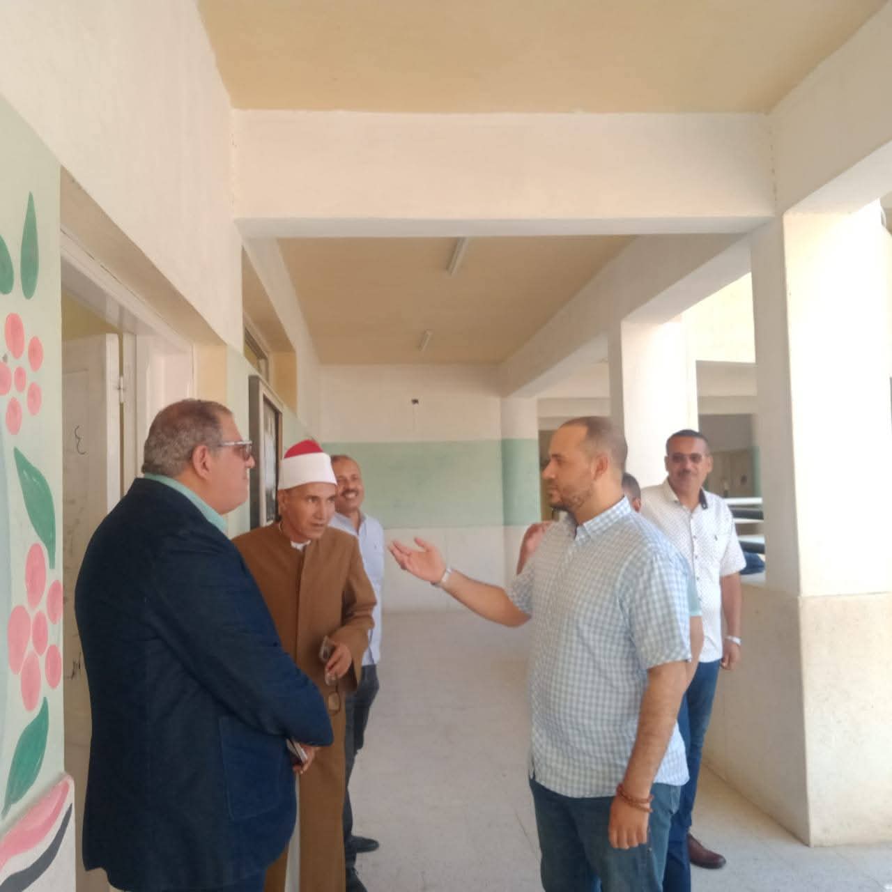 خلال جولة رئيس الجهاز في امتحانات الثانوية خلال جولة رئيس الجهاز في امتحانات الثانوية