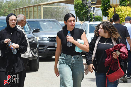 حزن واضح فى الجنازة