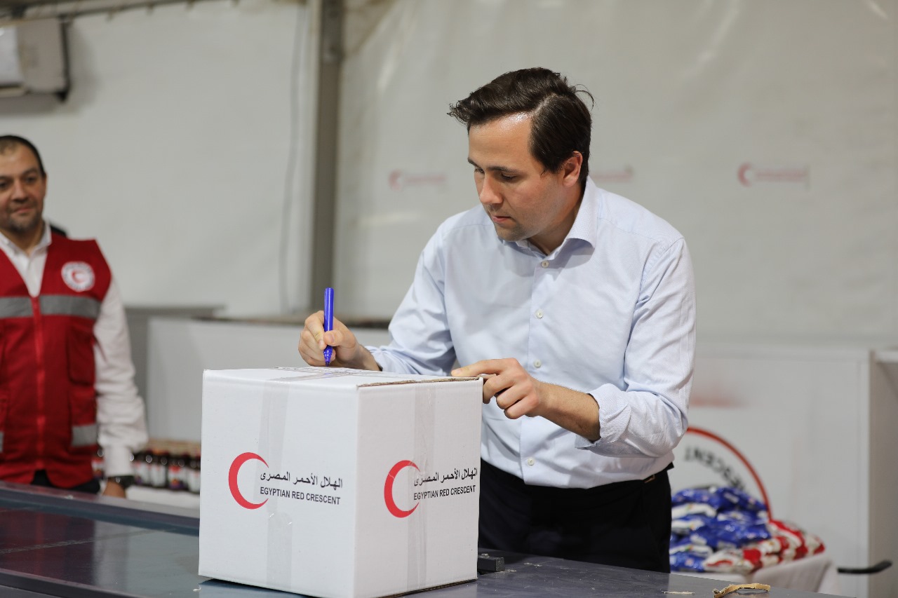 زيارة الهلال الأحمر المصري