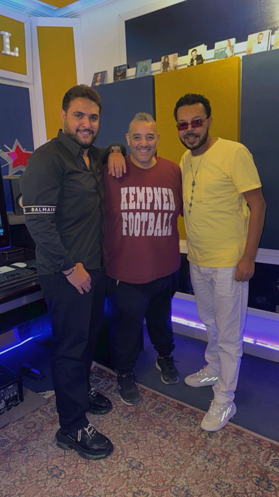 محمود الحسينى واحمد الحصرى وشريف اسماعيل