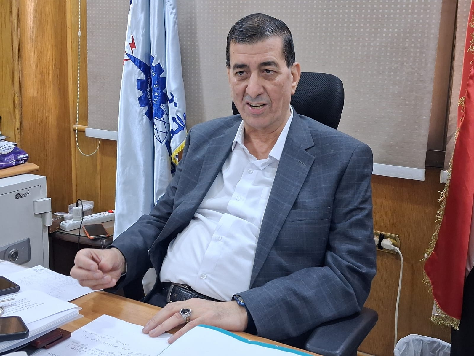 حوار نقيب العاملين بالصناعات الهندسية مع اليوم السابع (4)