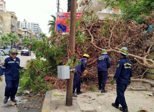 خطة متكاملة من وزارة الداخلية لمواجهة الطقس السئ بالاسكندرية (8)