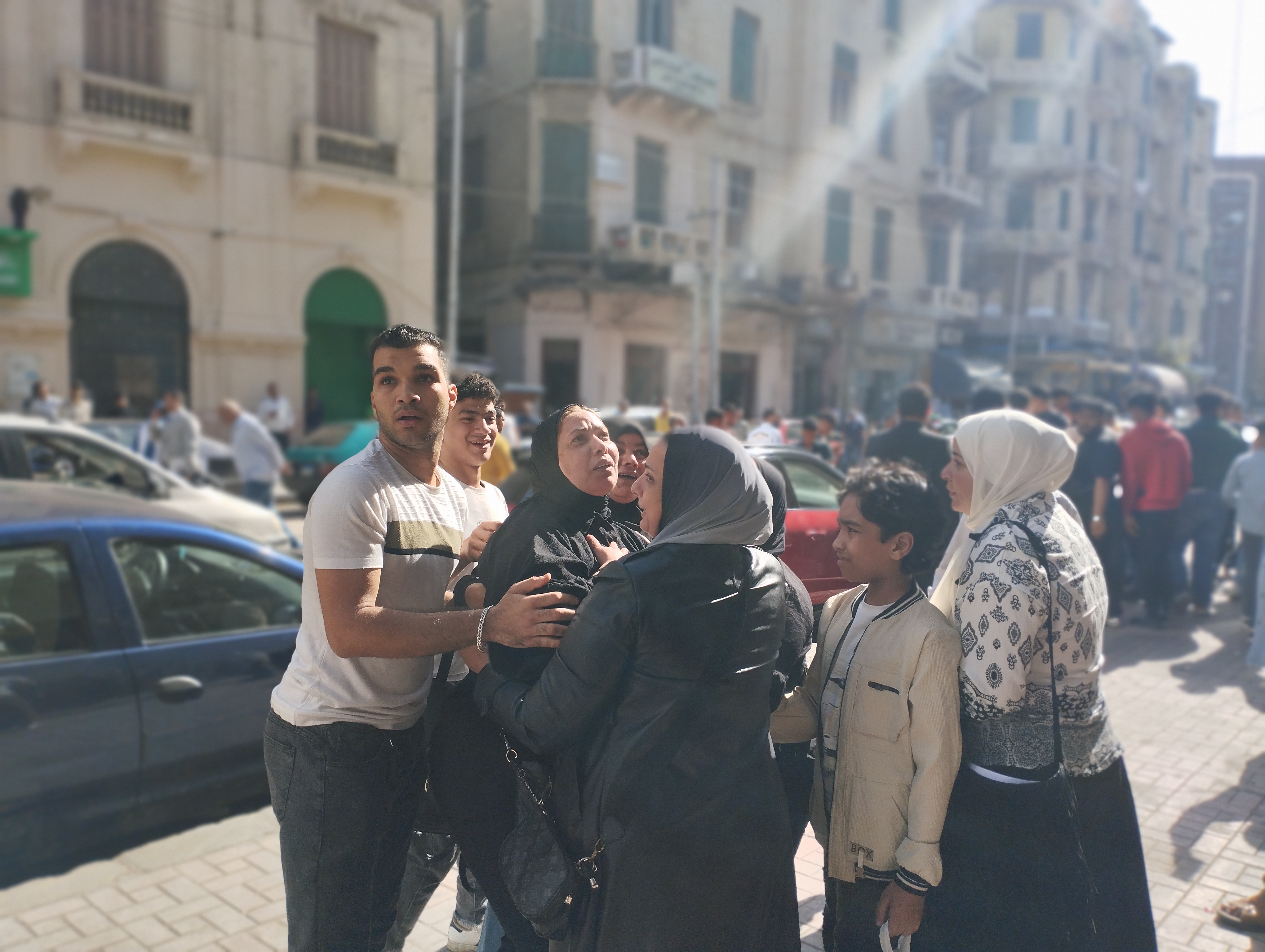 والده الطالب مازن صبحي بعد قرار الحكم والده الطالب مازن صبحي بعد قرار الحكم