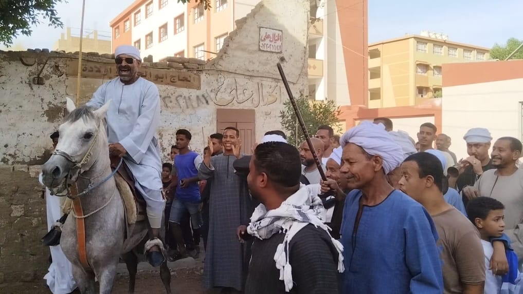 على أبو الحمد خلال مولد بقنا على أبو الحمد خلال مولد بقنا