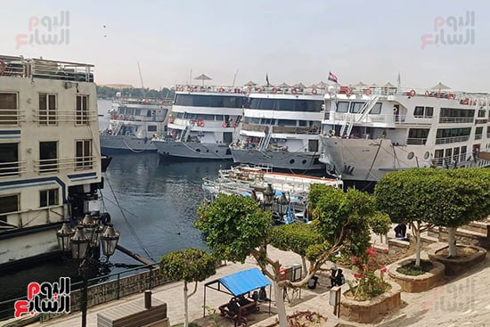 البواخر-فى-مراسى-أسوان