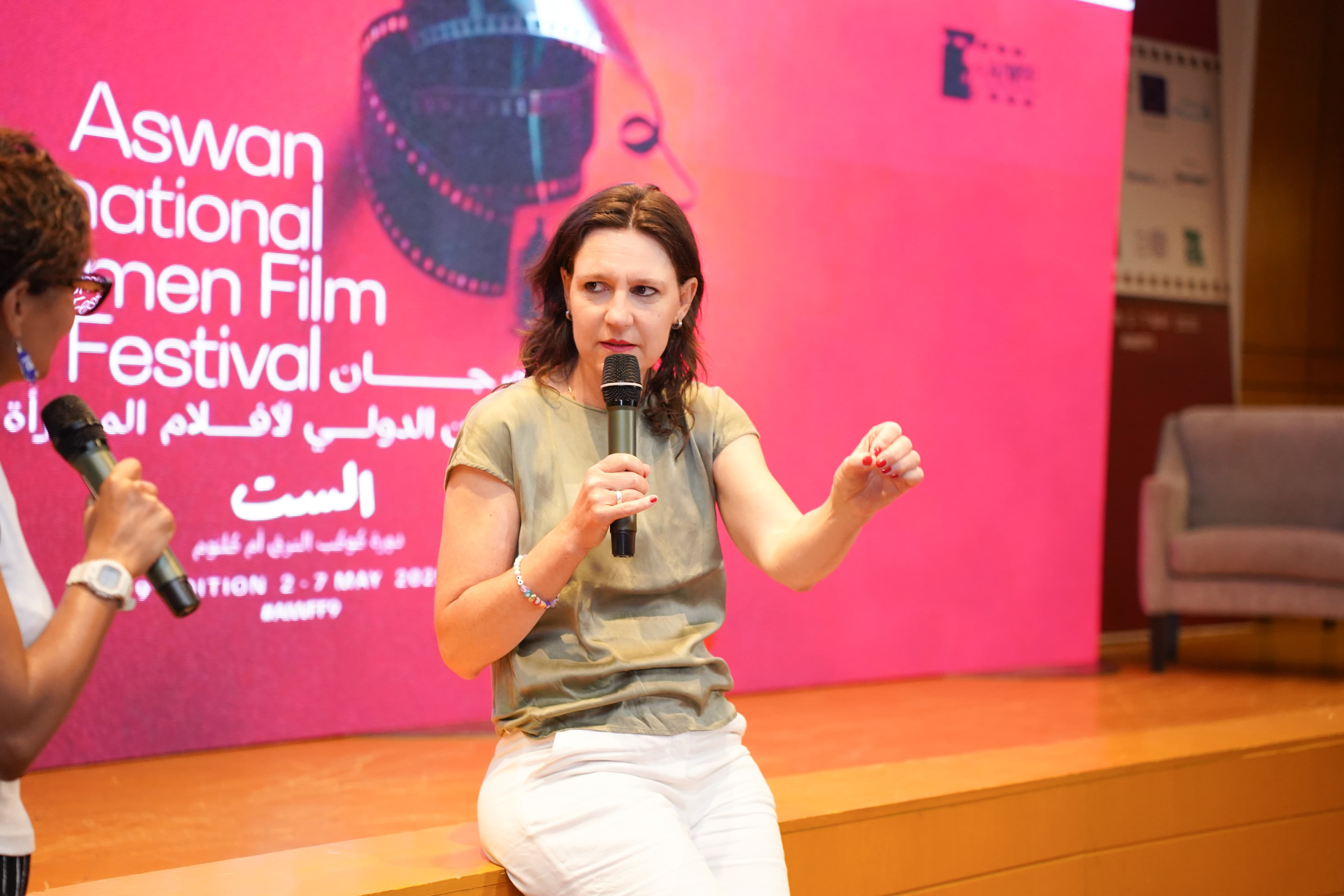 الهولندية إليزابيث فرانيه بمهرجان أسوان أفلامي تعتمد على قسوة التفاصيل اليومية للمشاعر الإنسانية (1)