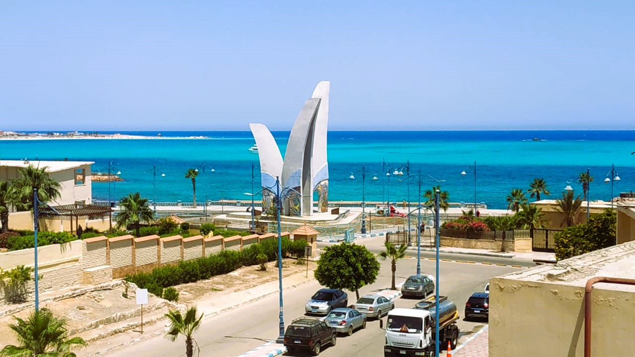 كورنيش مطروح الشراع الشواطئ