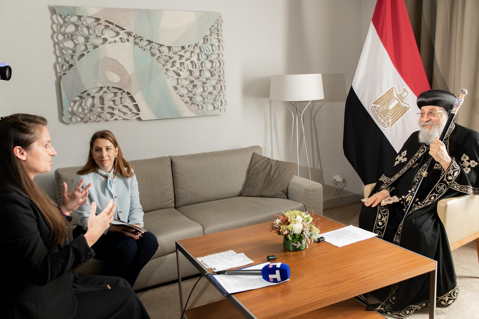 مقابلات مع البابا تواضروس الثاني