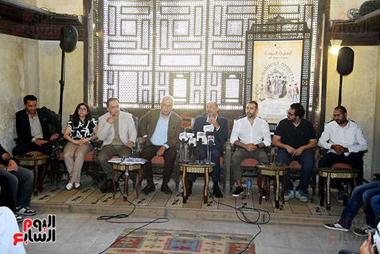 مؤتمر صحفي لإعلان تفاصيل أوبريت الباروكة بمكتبة الإسكندرية