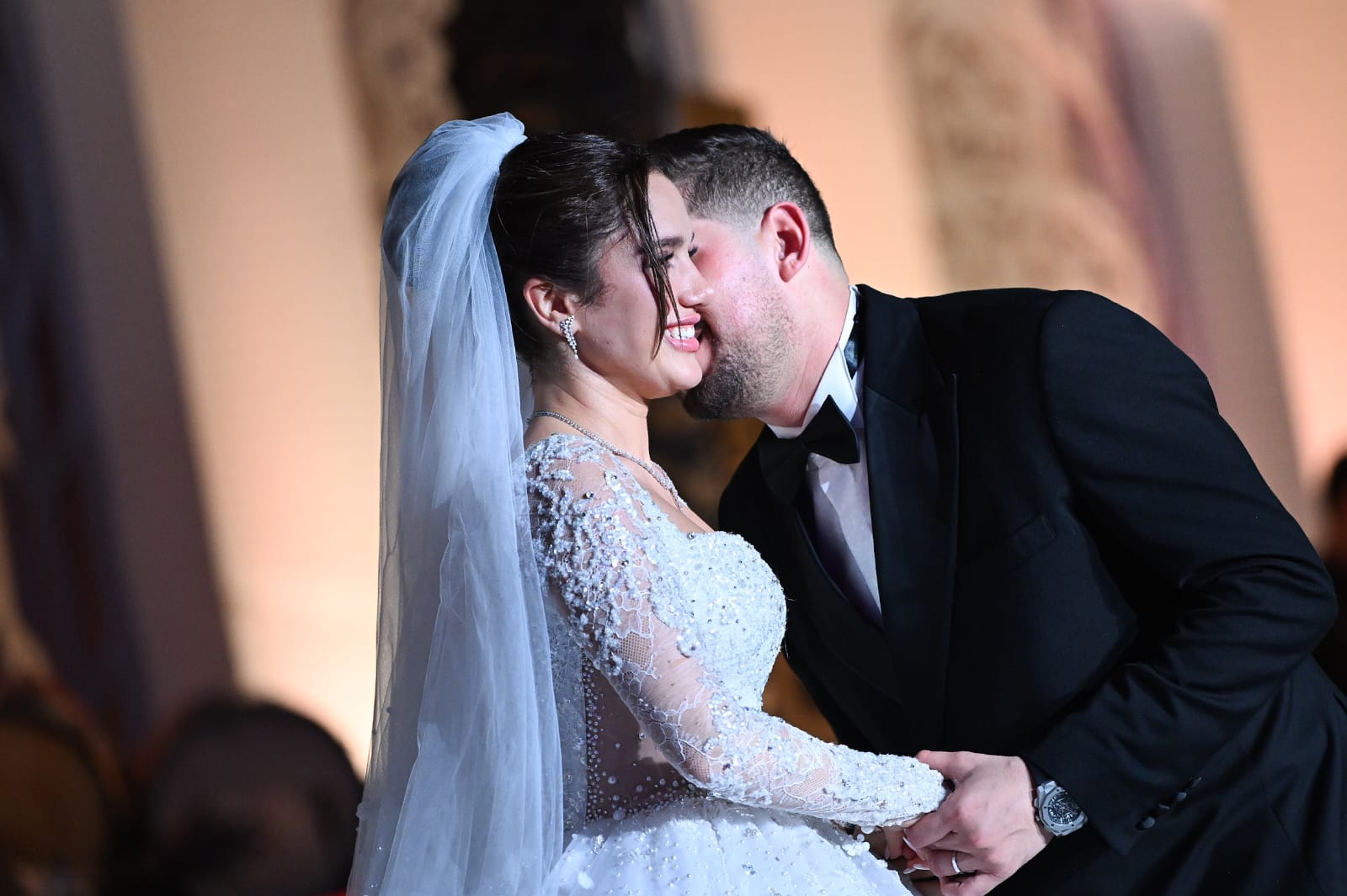 فرحة رنا رئيس وزوجها فرحة رنا رئيس وزوجها