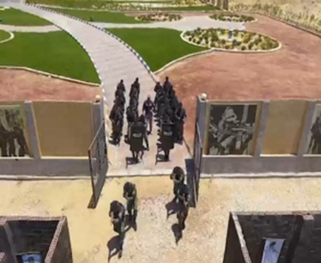 جانب من الزيارة جانب من الزيارة