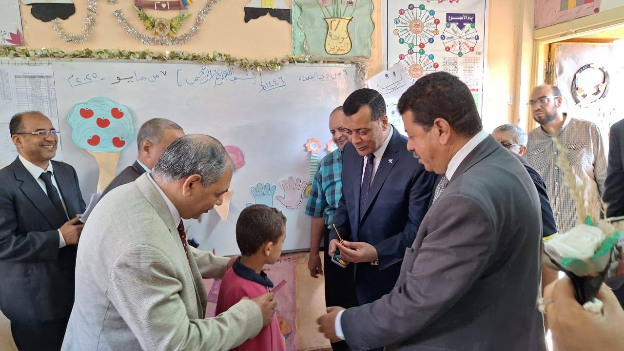 جانب من الزيارة اليوم بتعليم سوهاج