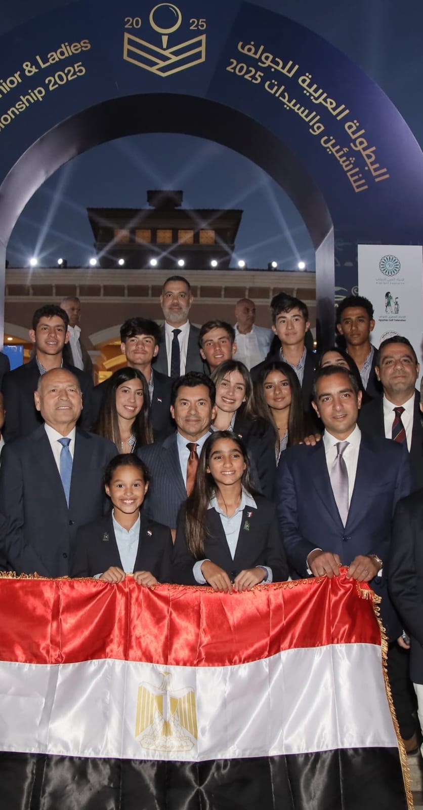  افتتاح البطولة العربية للجولف للناشئين والسيدات 2025 (3)