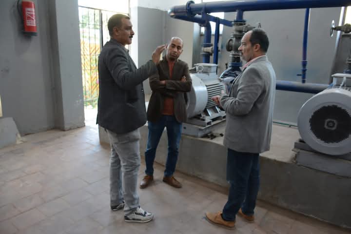 جانب من محطات المياه الكبري باسوان