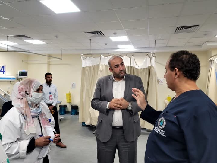 جانب من مستشفي النيل بادفو