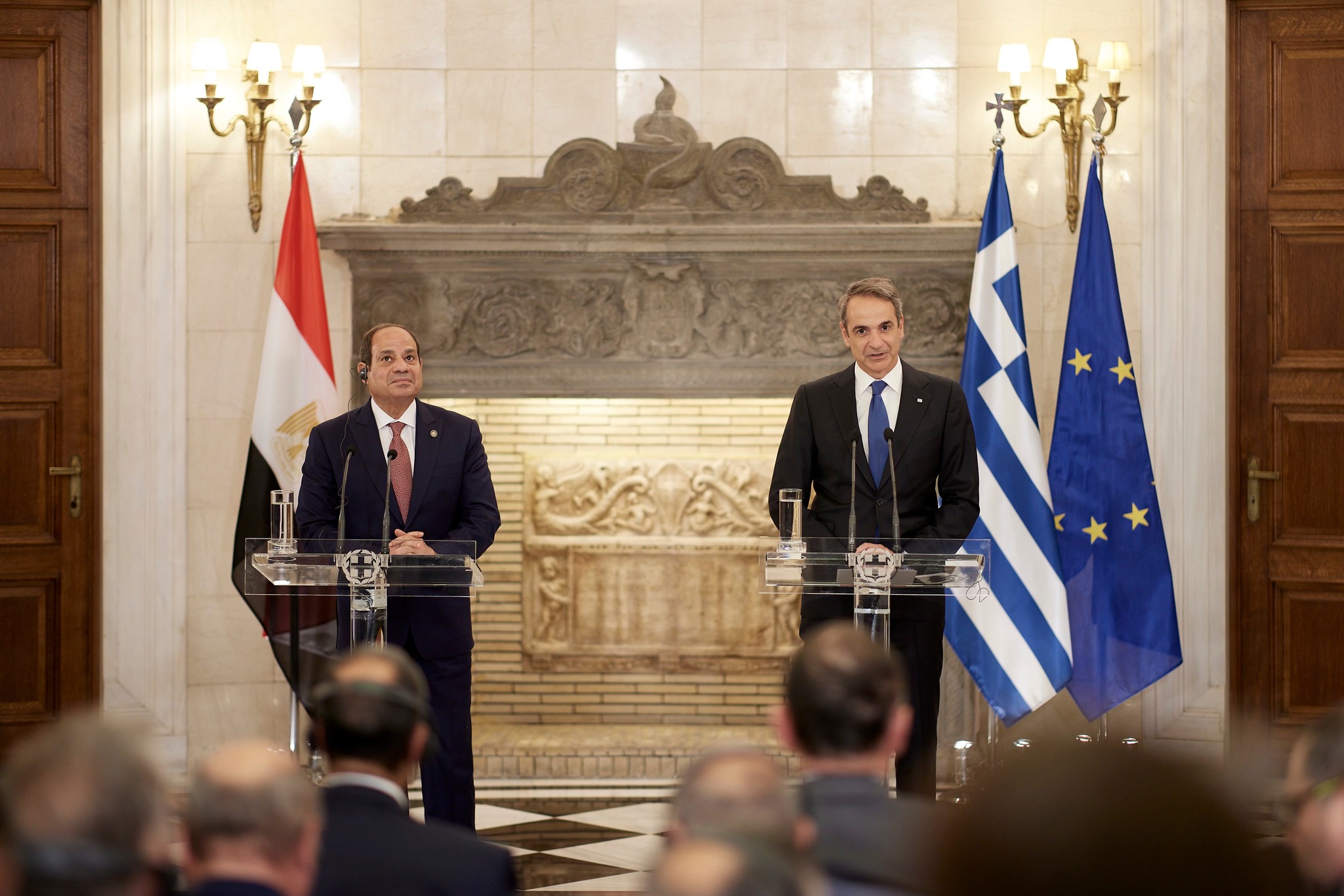 الرئيس السيسي مع رئيس وزراء لبنان الرئيس السيسي مع رئيس وزراء لبنان
