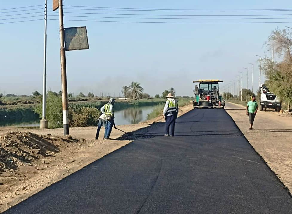 رصف طريق كلابشة بلانة رصف طريق كلابشة بلانة